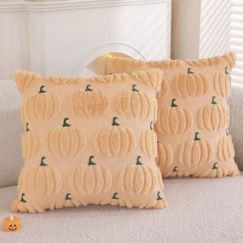 Fall Halloween Decorative Pillow Covers, 18x18