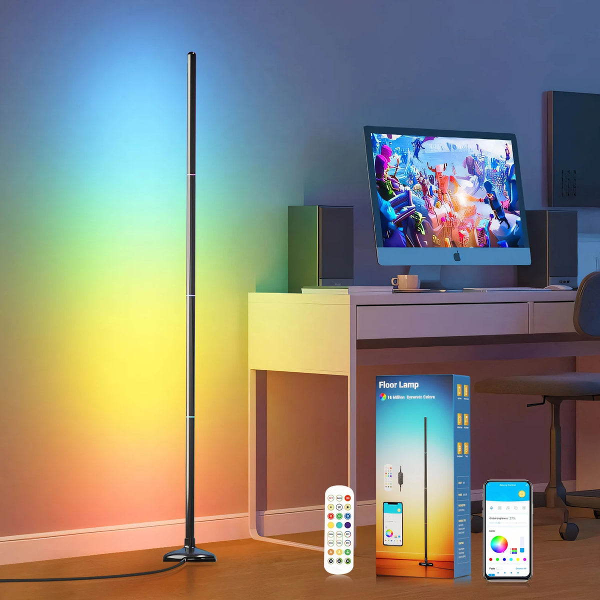 RGB Color Changing Floor Lamp
