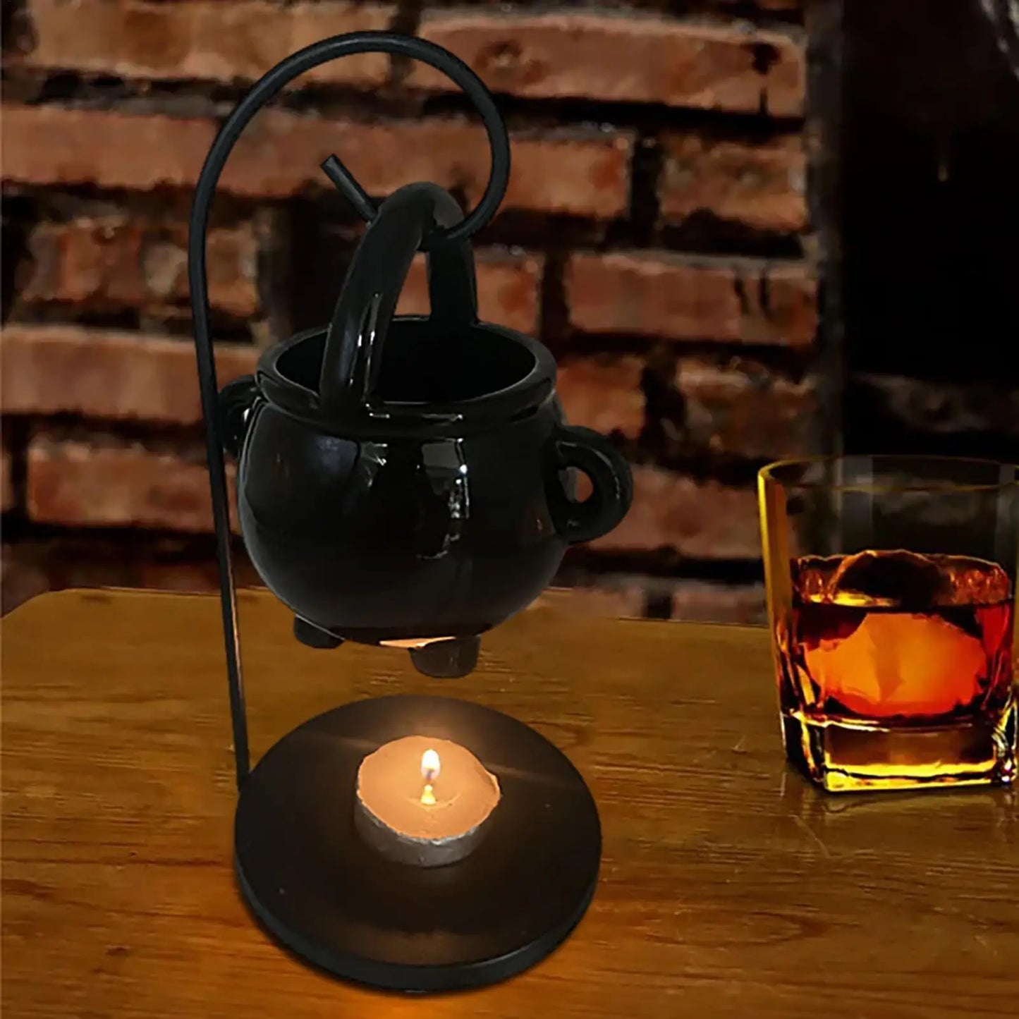 Hanging Witch Cauldron Wax Melt Burner
