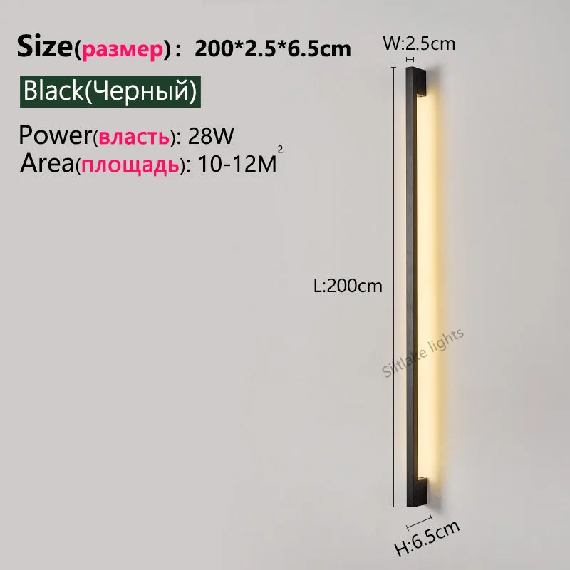 Modern LED Wall Mount Lamp Background Accent Light