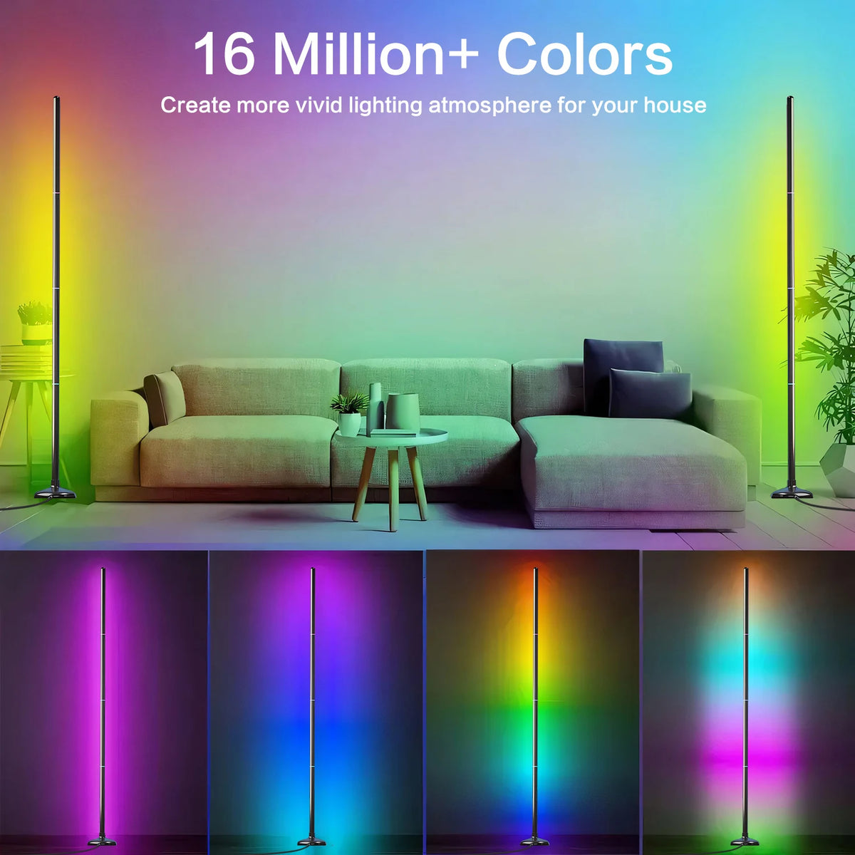 RGB Color Changing Floor Lamp