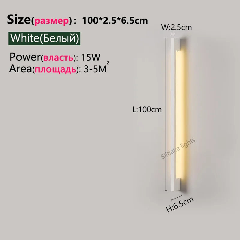 Modern LED Wall Mount Lamp Background Accent Light