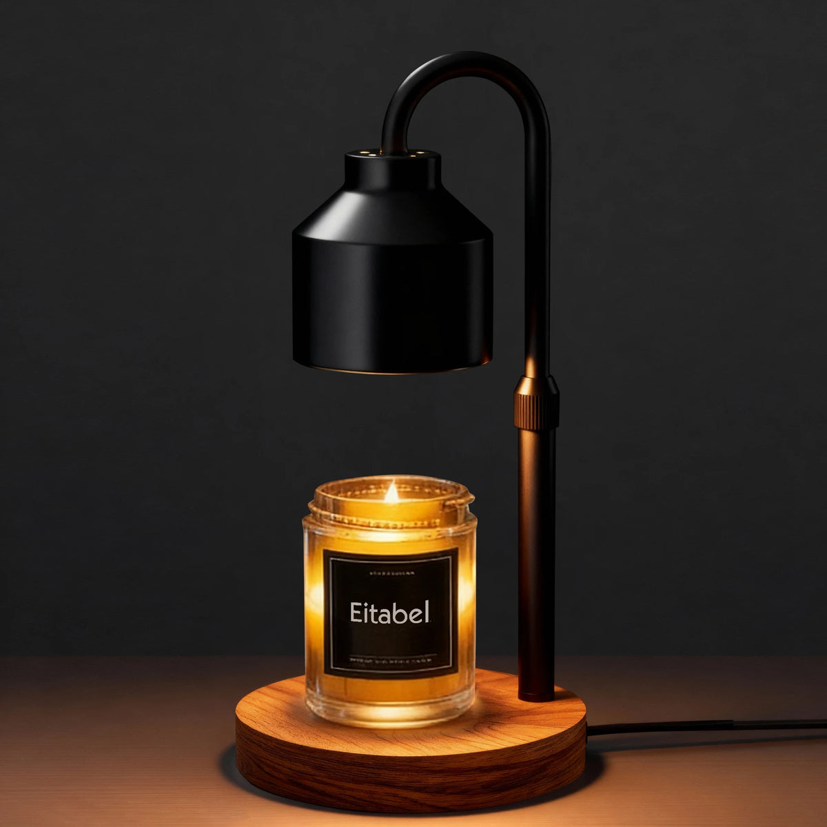 Height-Adjustable Electric Candle Warmer Lamp
