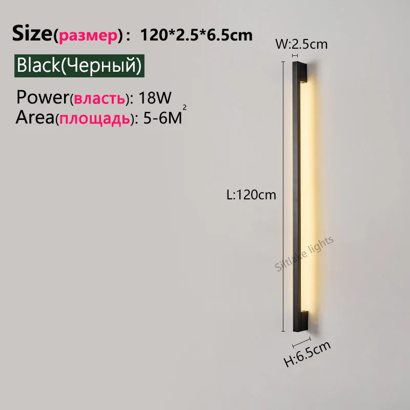 Modern LED Wall Mount Lamp Background Accent Light
