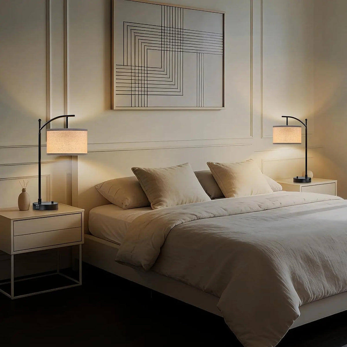 23.5-Inch Fully Dimmable Table Lamp Set of 2