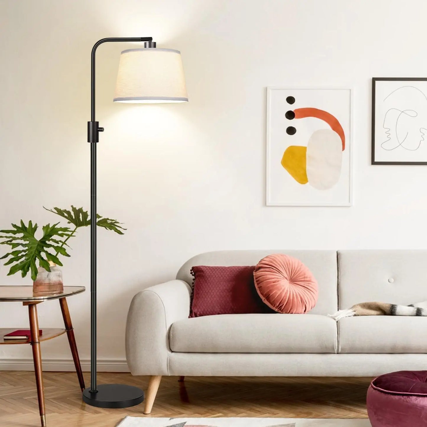 Upgraded Dimmable Arc Floor Lamp