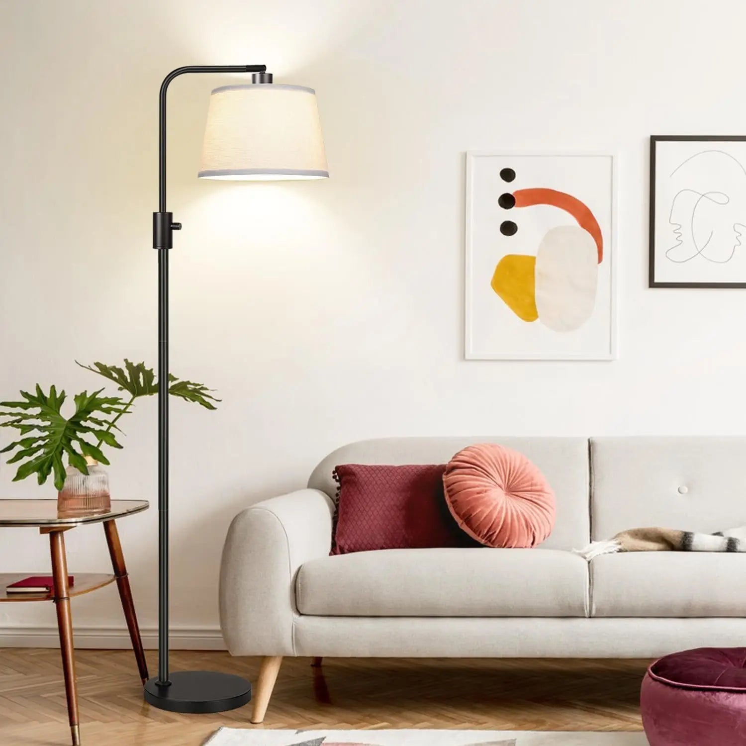 Upgraded Dimmable Arc Floor Lamp