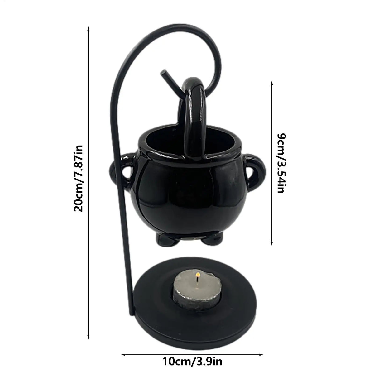 Hanging Witch Cauldron Wax Melt Burner