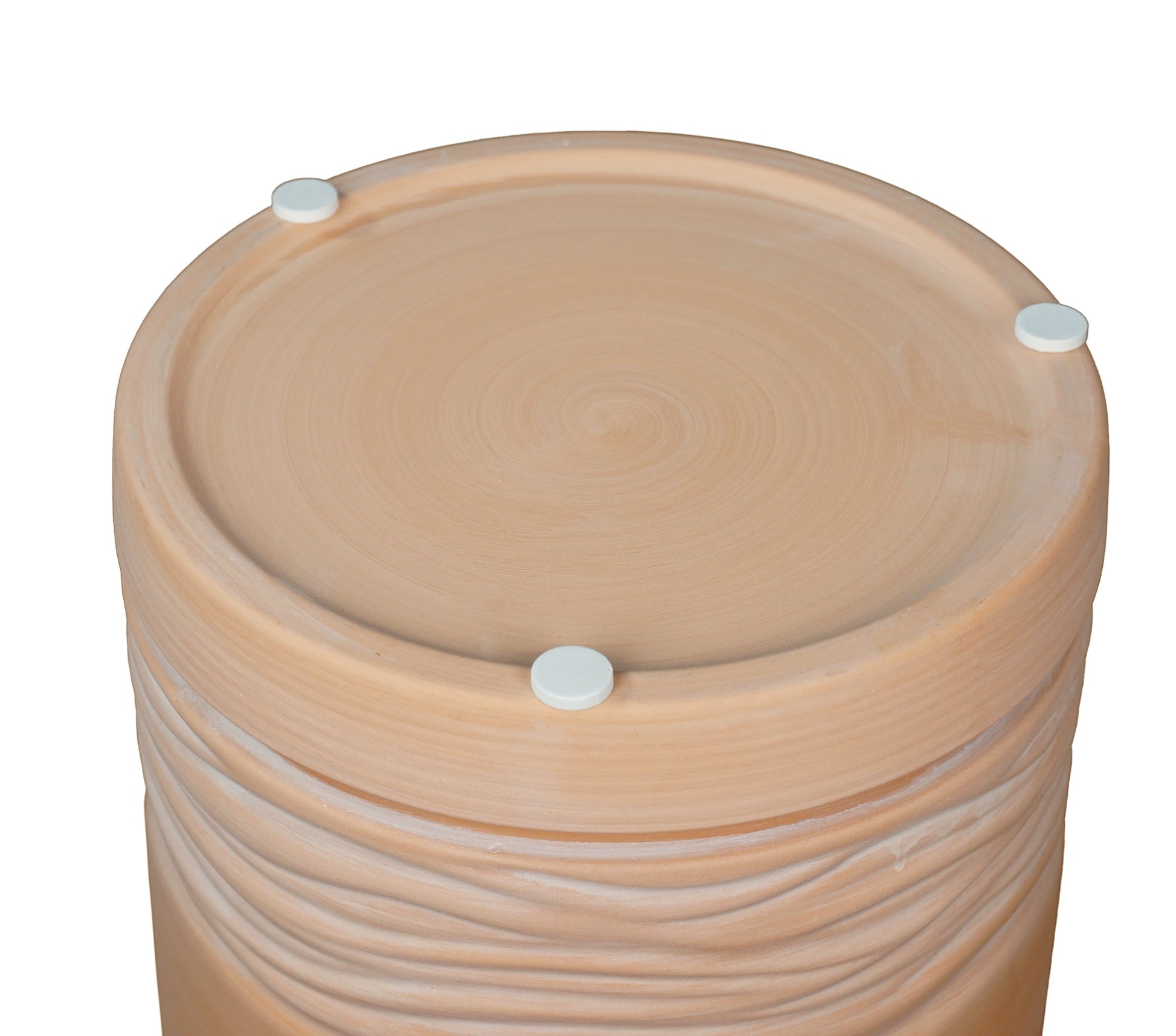 8.2" X 8.2" X 8" round Red Terracotta Terry Plant Planter