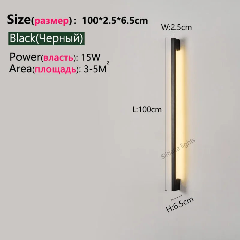 Modern LED Wall Mount Lamp Background Accent Light