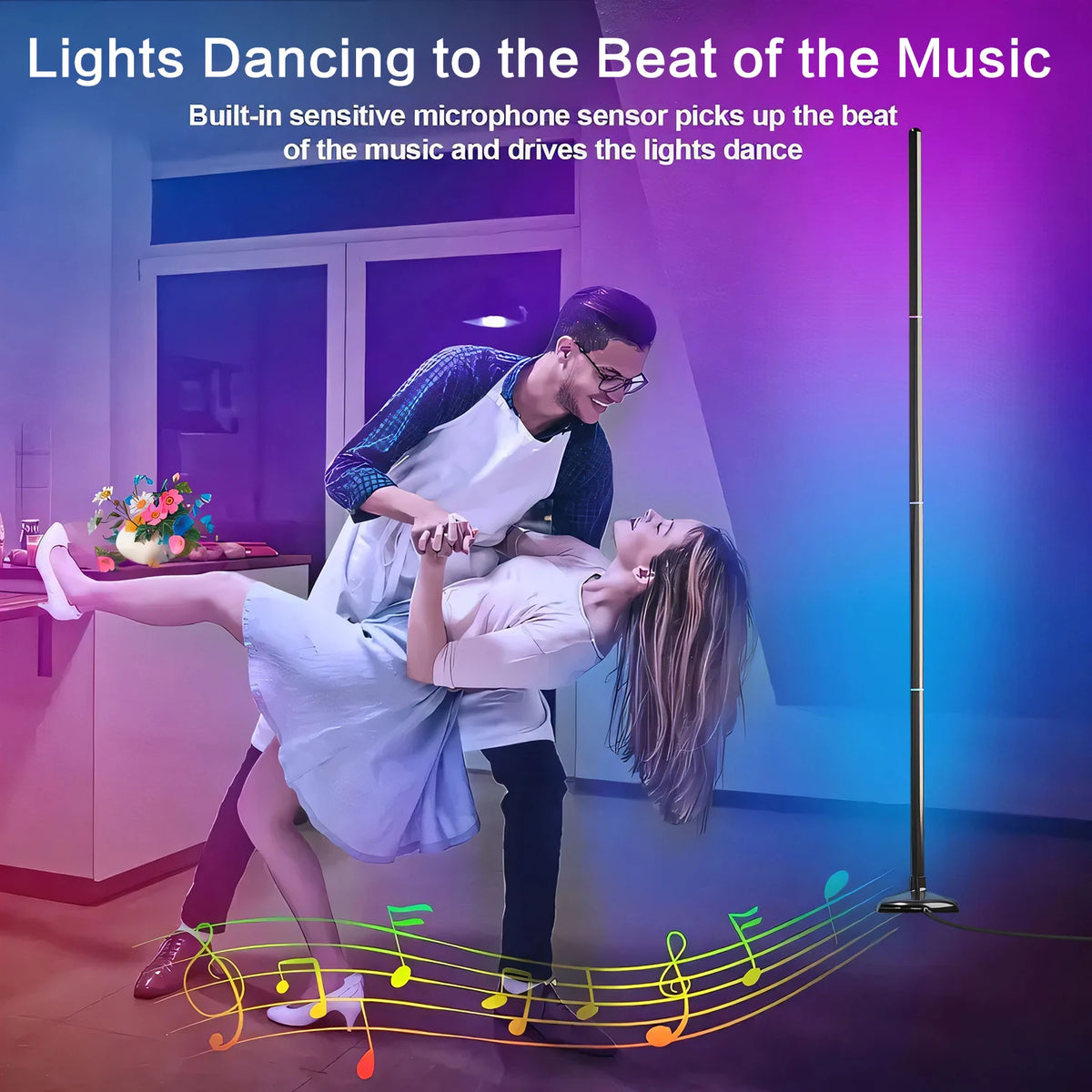 RGB Color Changing Floor Lamp