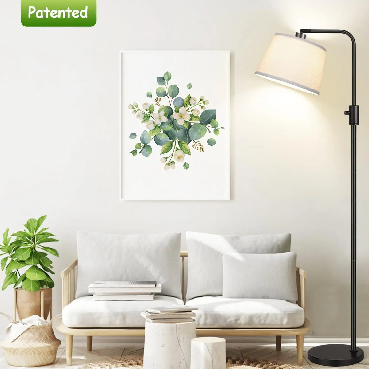Upgraded Dimmable Arc Floor Lamp
