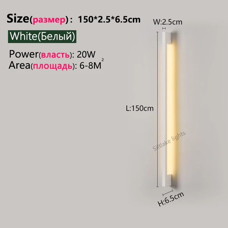 Modern LED Wall Mount Lamp Background Accent Light