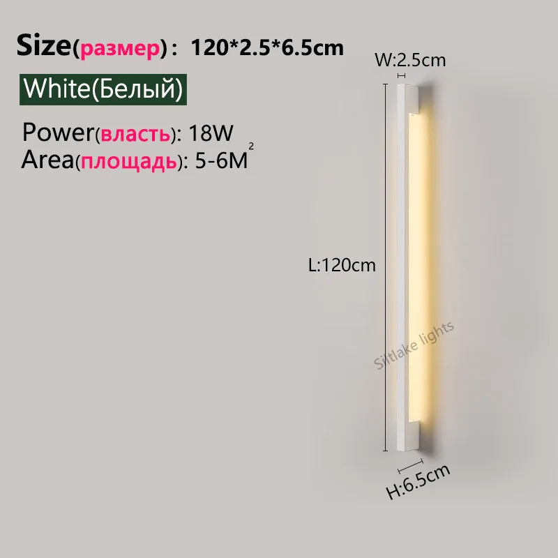 Modern LED Wall Mount Lamp Background Accent Light