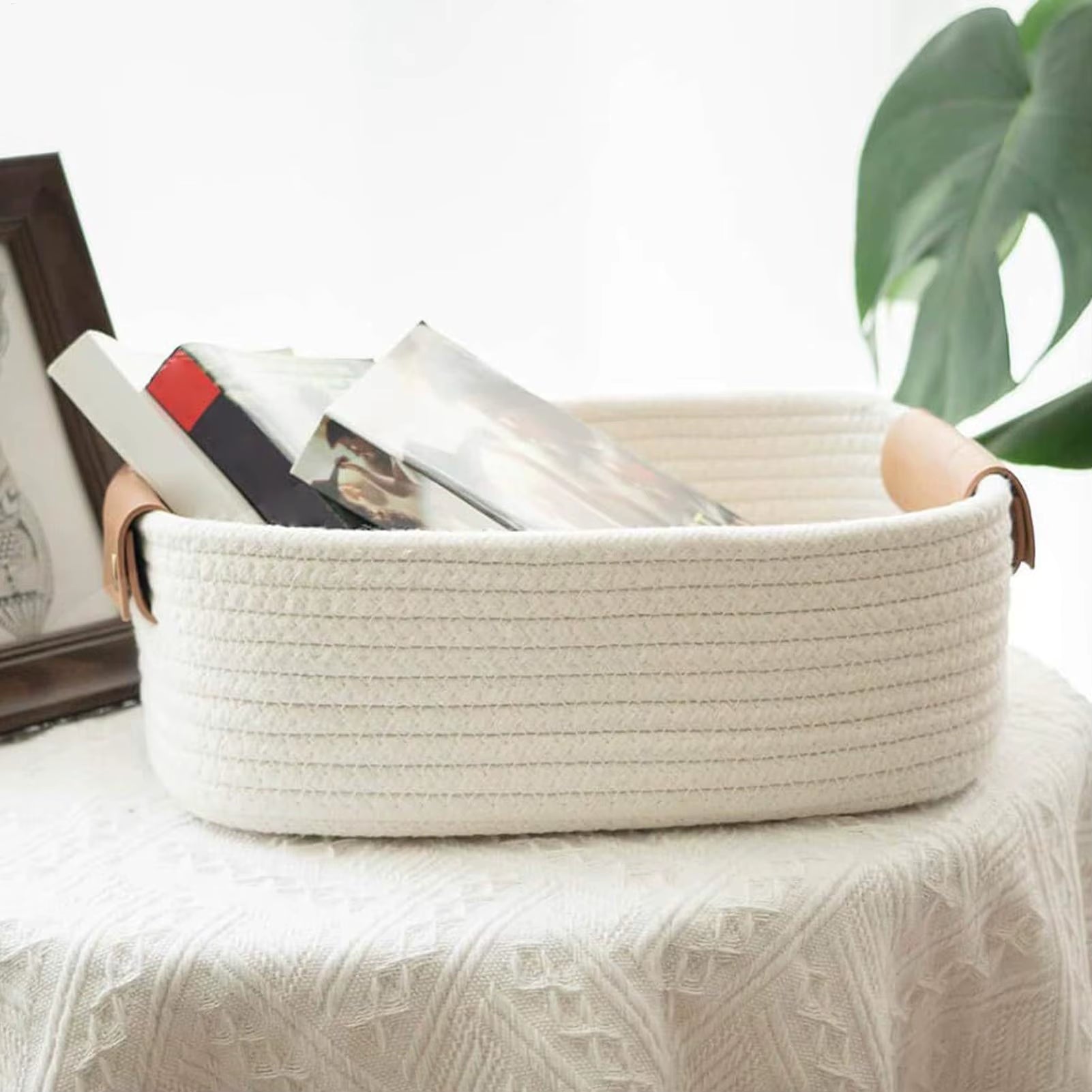 3Pcs Storage Basket Rectangular Storage Organizer Multifunctional Desktop Sundries Cosmetics Kids Toys Storage Box for Home