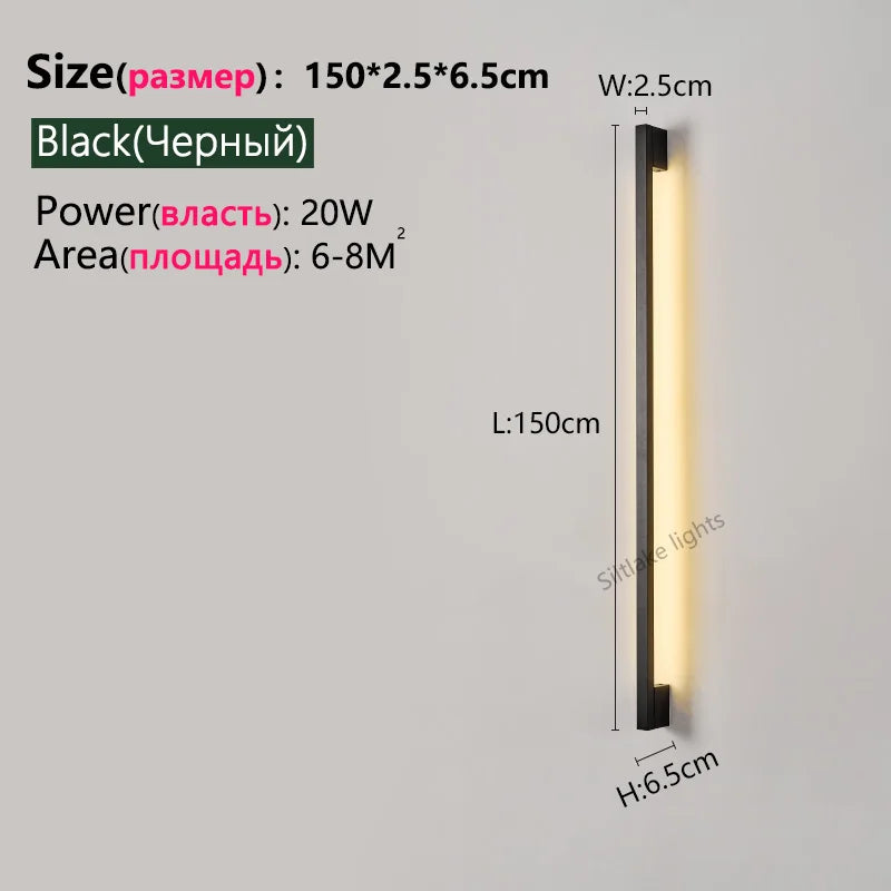 Modern LED Wall Mount Lamp Background Accent Light