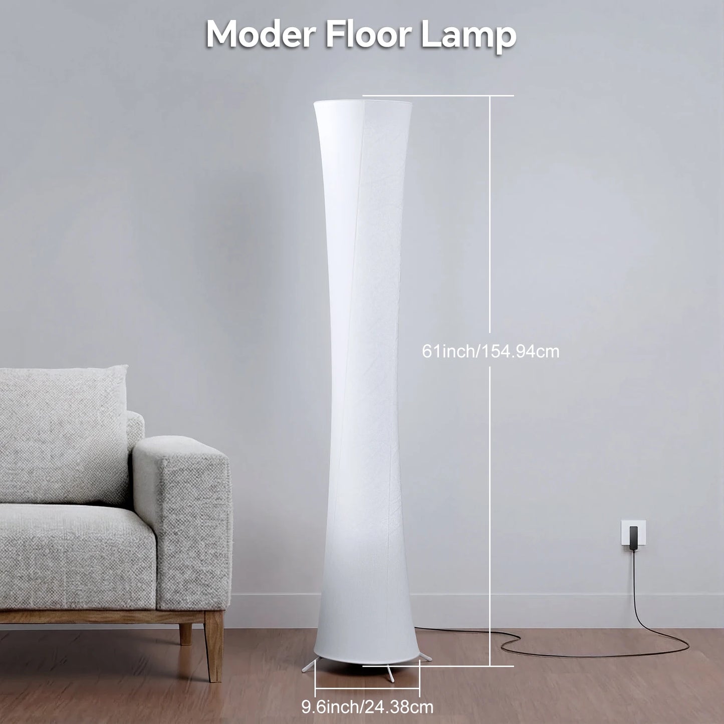Modern Smart RGB Corner Floor Lamp