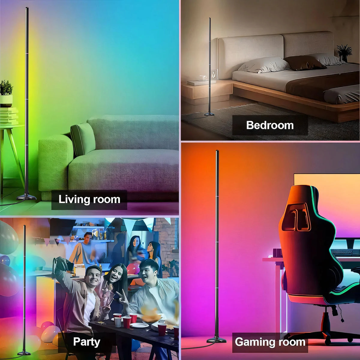 RGB Color Changing Floor Lamp