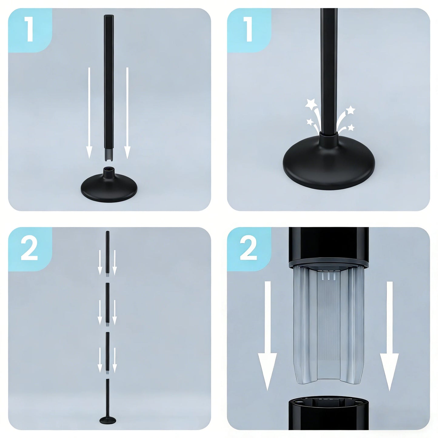 RGB Color Changing Floor Lamp