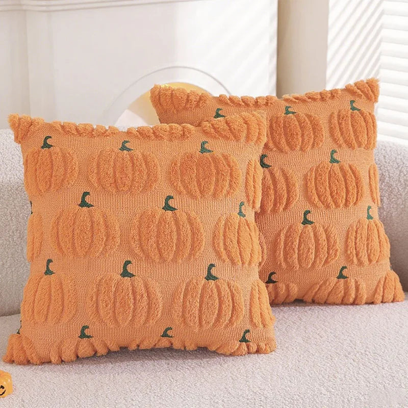 Fall Halloween Decorative Pillow Covers, 18x18