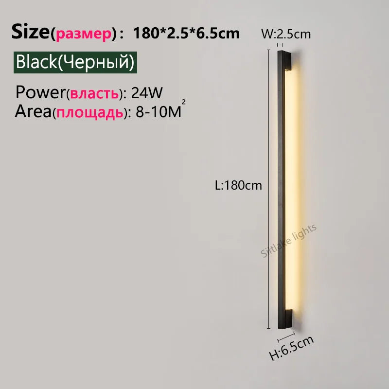Modern LED Wall Mount Lamp Background Accent Light