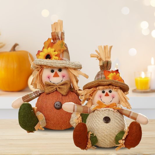 Authentic Harvest Scarecrow Decor